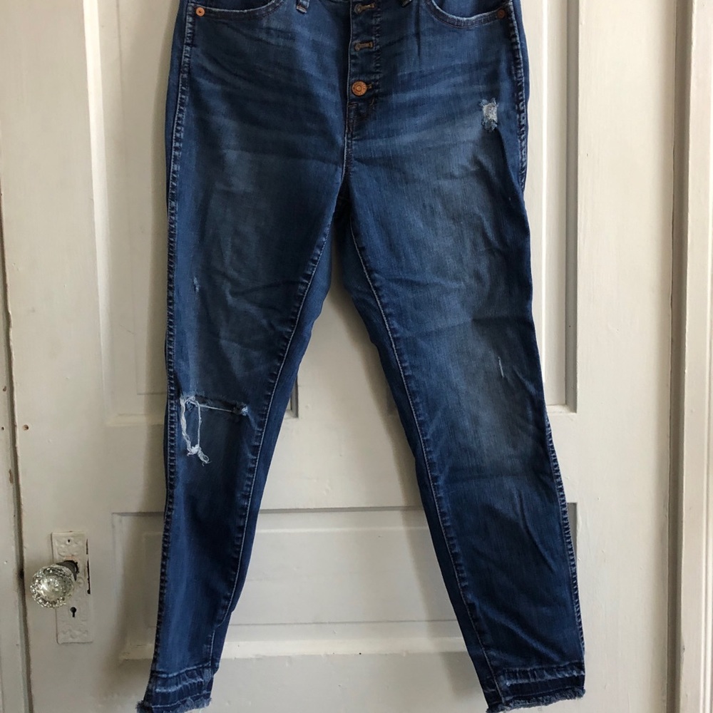 Madewell Distressed Stretch Skinny Jeans